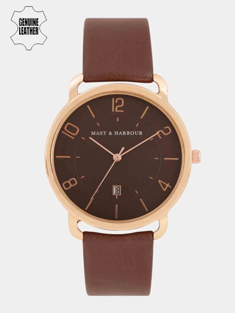 

Mast & Harbour Men Brown Analogue Watch DW18-MH1-C