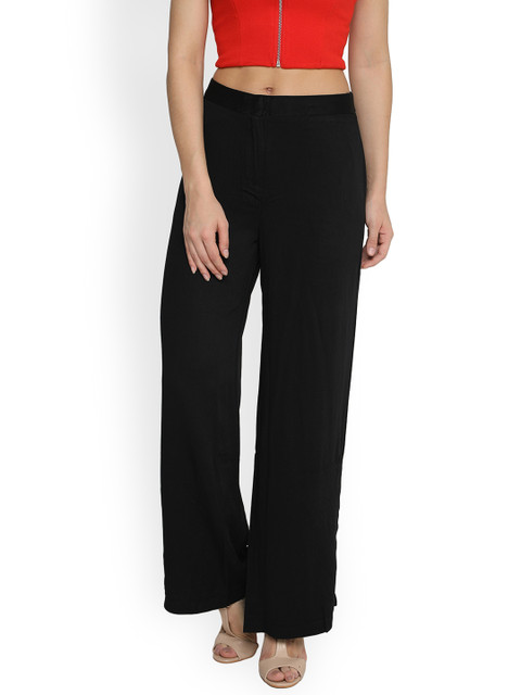 

Splash Women Black Regular Fit Solid Culottes