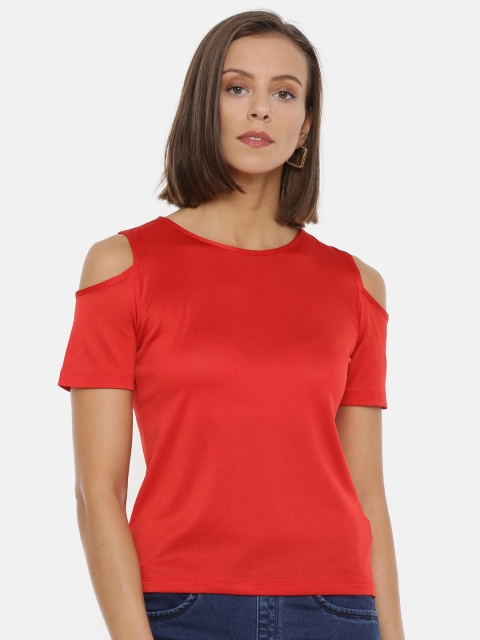 

Splash Women Red Solid Top
