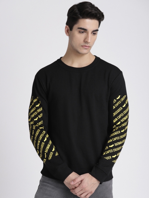

Splash Men Black Solid Round Neck T-shirt