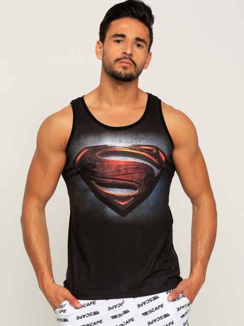 

Splash Men Black Printed Round Neck T-shirt