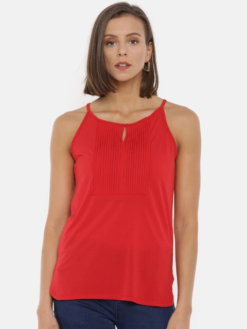 

Splash Women Red Solid Top
