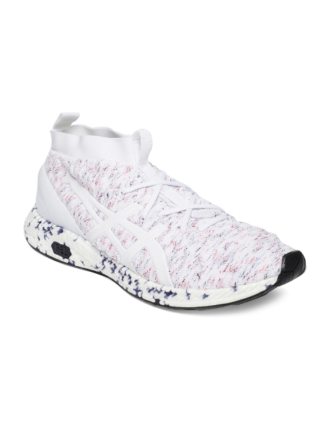 

ASICS Men White HyperGEL-KAN Mid-Top Running Shoes