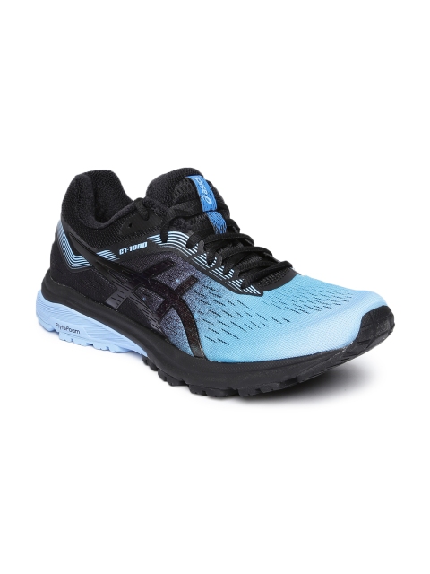 

ASICS Women Blue & Black GT-1000 7 SP Running Shoes