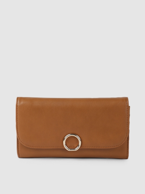 

Allen Solly Tan Brown Solid Clutch