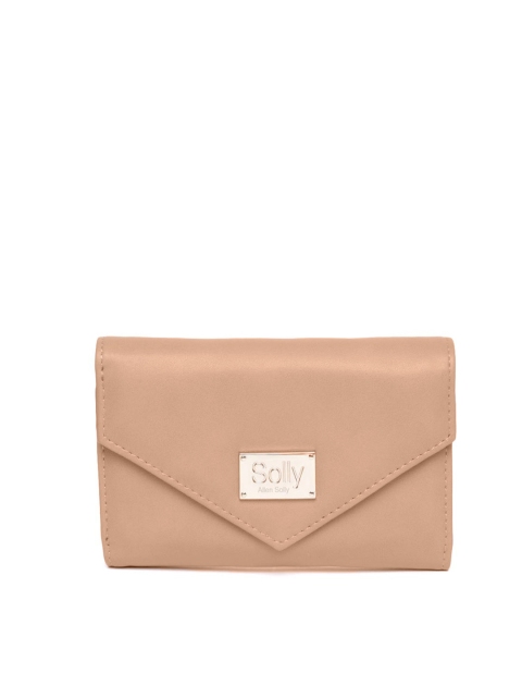 

Allen Solly Women Beige Solid Three Fold Wallet