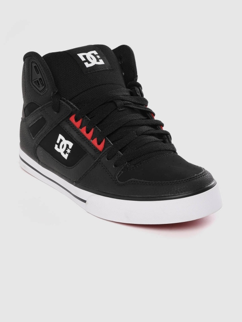 

DC Men Black Mid-Top Skateboarding Shoes