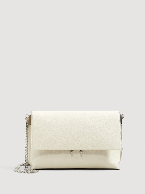 

MANGO Off-White Solid Sling Bag