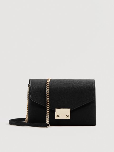 

MANGO Black Solid Sling Bag