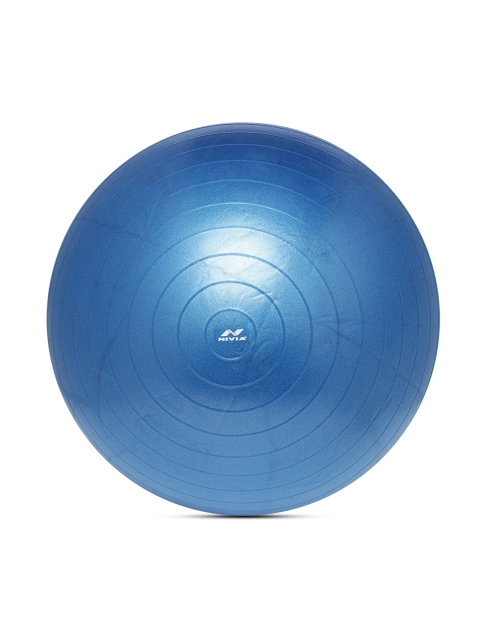 

NIVIA Unisex Blue Anti Burst Gym Ball with Foot Pump