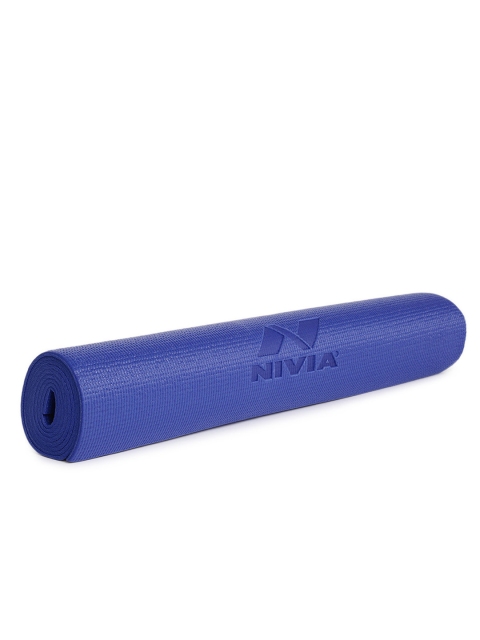 

NIVIA Unisex Blue Single Layer Yoga Mat 4 mm