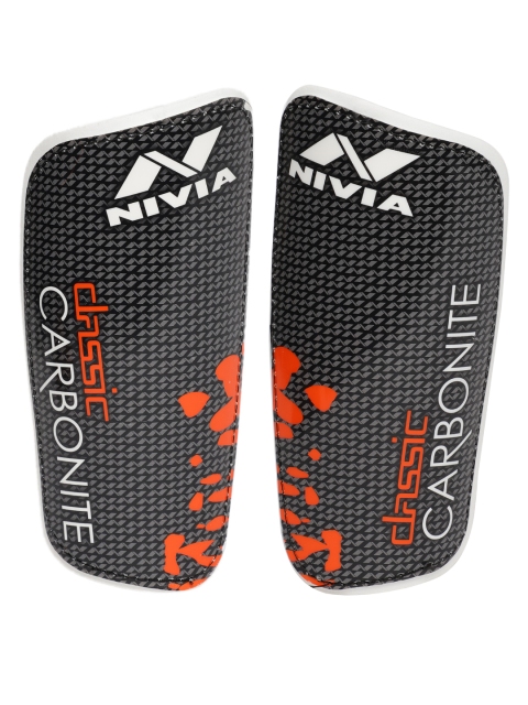 

Nivia Kids Black Classic Football Shin Guard With Sleeve, White