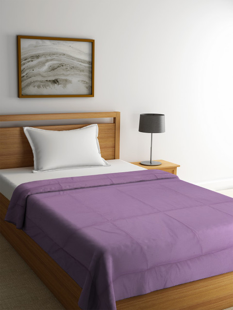

Portico New York Purple Geometric AC Room 150 GSM Single Bed Comforter