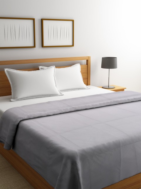 

Portico New York Grey Geometric AC Room 150 GSM Double Bed Comforter
