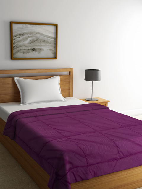

Portico New York Burgundy Geometric AC Room 150 GSM Single Bed Comforter