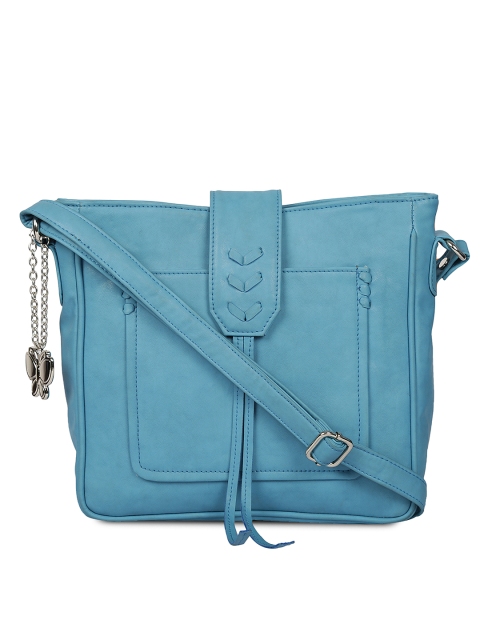 

Butterflies Blue Solid Sling Bag