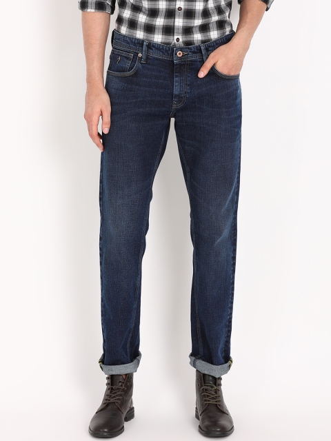

Indian Terrain Men Blue Slim Fit Low-Rise Clean Look Jeans
