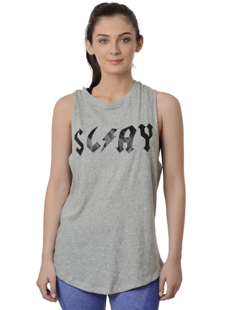 

Da Intimo Women Grey Self Design Round Neck T-shirt