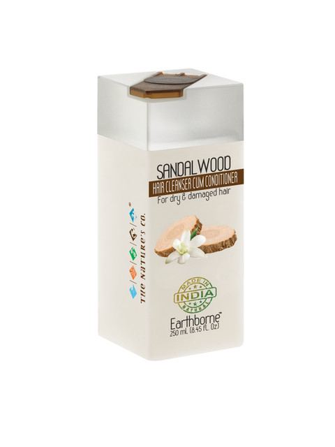 

The Natures Co Unisex SANDALWOOD Hair Cleanser Cum Conditioner 250 ml, Cream