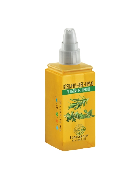 

The Natures Co Rosemary Sage Thyme Rejuvenating Hair Oil 100 ml, Yellow