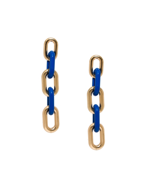 

Pipa Bella Blue & Gold-Toned Contemporary Drop Earrings