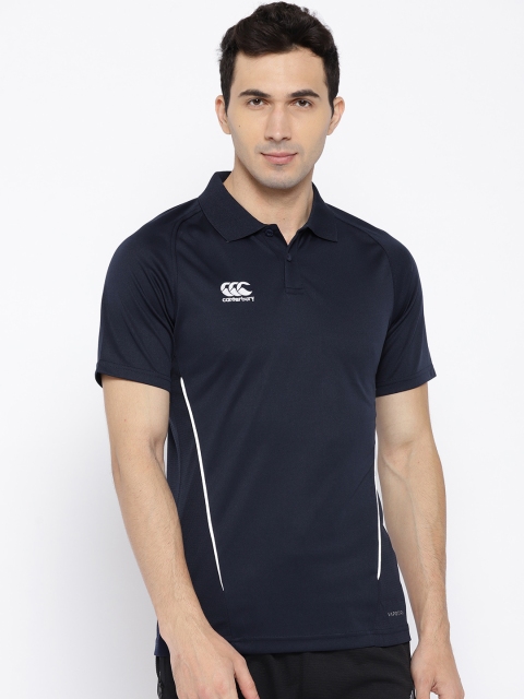 

Canterbury Men Navy Blue Solid Vapodri Polo Collar T-shirt