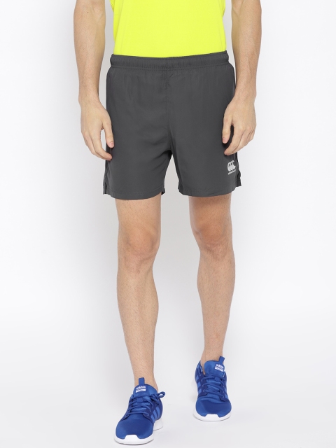 

Canterbury Men Charcoal Grey Solid Regular Fit VapoDri Sports Shorts