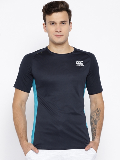 

Canterbury Men Navy Blue VapoDri Superlight Solid Round Neck T-shirt