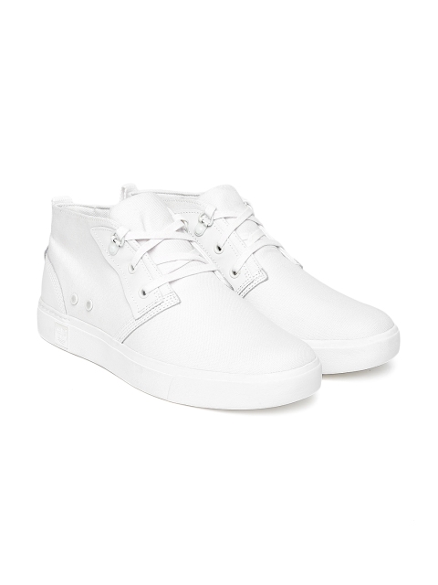 

Timberland Women White Solid AMHERST DSRT BT Mid-Top Sneakers