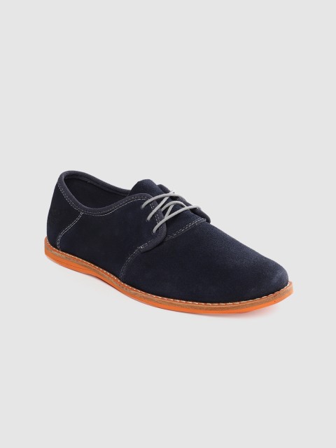 

Timberland Men Navy Blue EKREVENIA OX Suede Sneakers