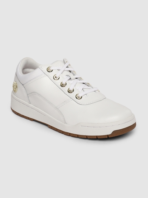 

Timberland Men White BRIDGTON OX Leather Sneakers