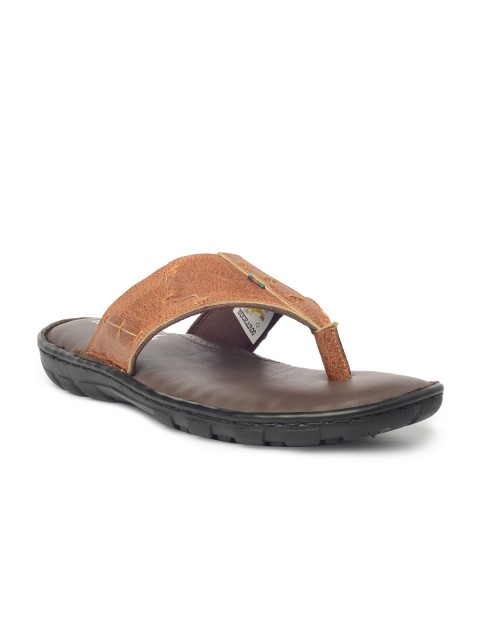 

Buckaroo Men Tan Comfort Leather Sandals