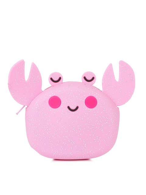 

Accessorize Pink Printed Crab Shaped Purse