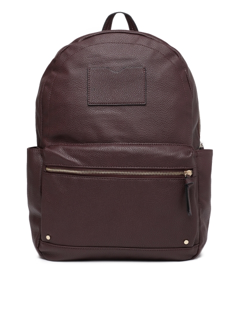 

Accessorize Women Burgundy Solid Backpack