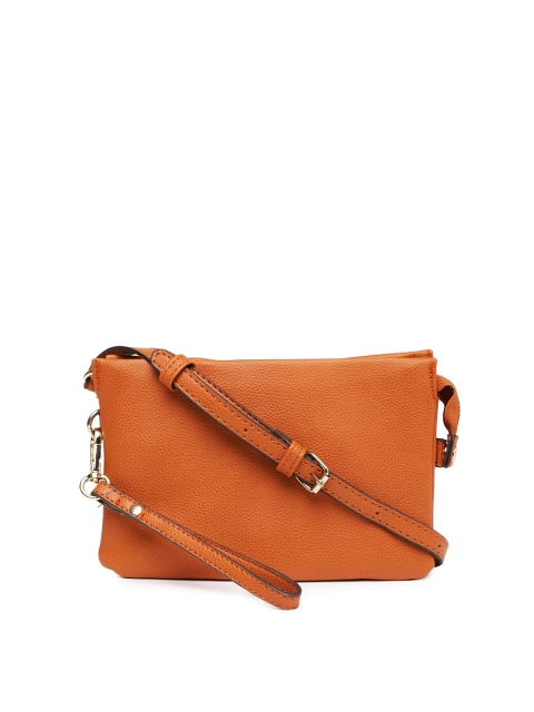 

Accessorize Orange Solid Sling Bag