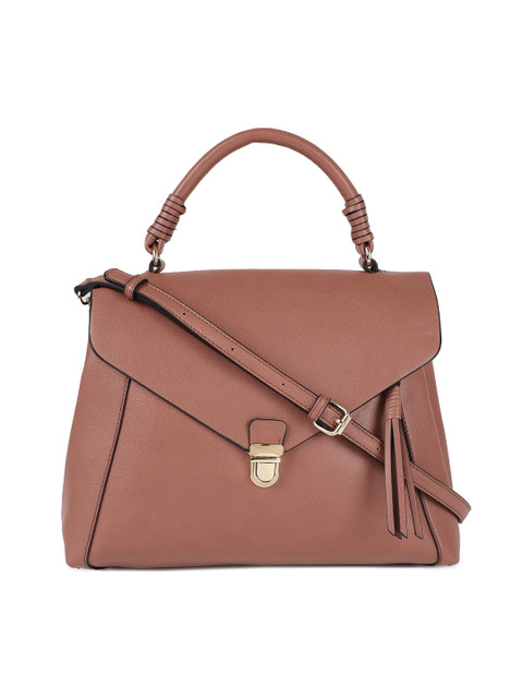 

Accessorize Coral Solid Satchel