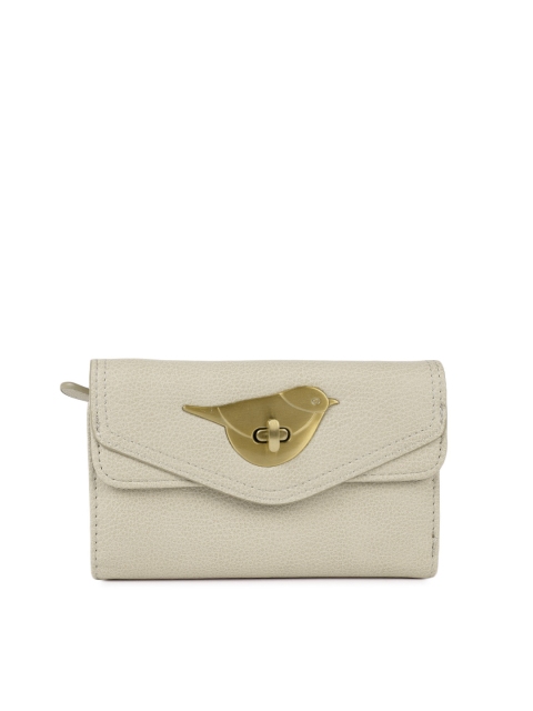 

Accessorize Beige Textured Three Fold Wallet