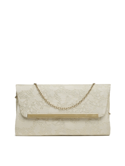 

Accessorize Off-White Embellished Clutch