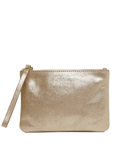 

Accessorize Rose Gold Solid Clutch