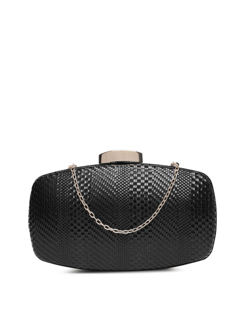 

Accessorize Black Textured Clutch