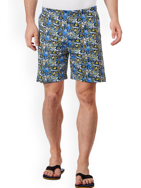 

Free Authority Printed Minion Pure Cotton Boxers, Blue