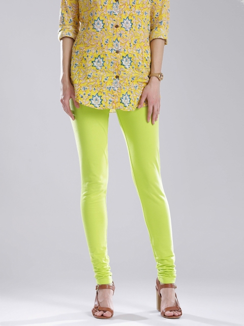 

W Green Churidar Leggings