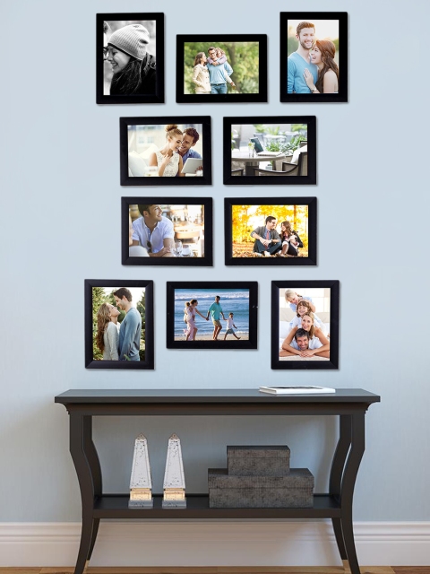 

Art Street Black Set Of 10 Wall Photo Frames