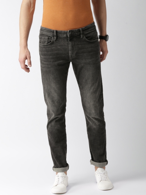 

Celio Men Grey Straight Slim Fit Mid-Rise Clean Look Stretchable Jeans