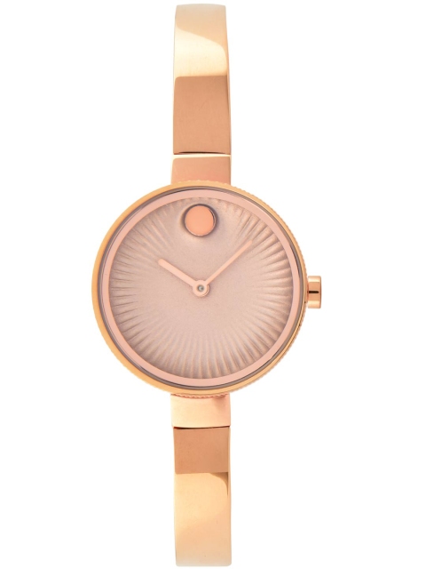 

MOVADO Women Peach-Coloured Analogue Watch