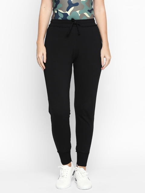 

ANWAIND Women Black Solid Slim Fit Joggers