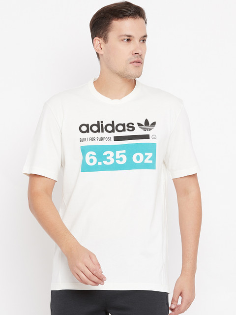 

ADIDAS Originals Men White Printed Kaval GRP T-shirt