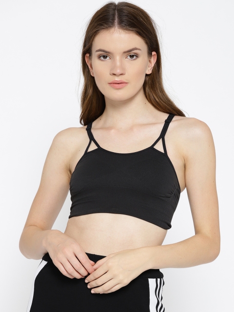 

Stella McCartney by ADIDAS Black Solid Seamless Training Bra CX0287