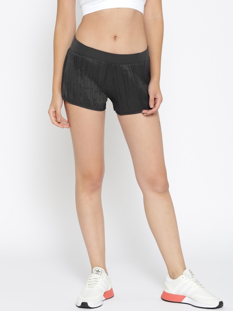 

ADIDAS Women Charcoal Grey Alive Running Shorts