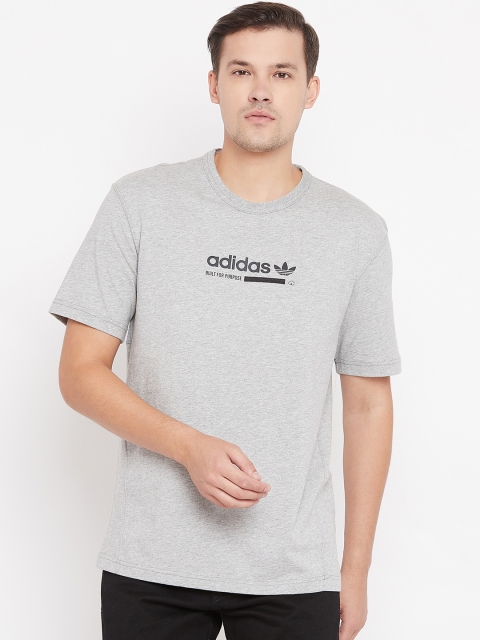 

ADIDAS Originals Grey Melange Kaval Solid T-shirt